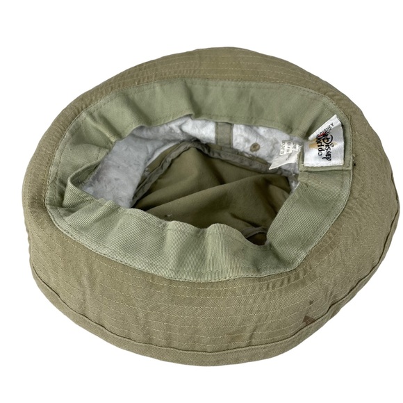 Vintage Disney Parks Mickey Mouse Embroidered Bucket Sun Hat Cap Spell Out OSFA - Picture 13 of 14